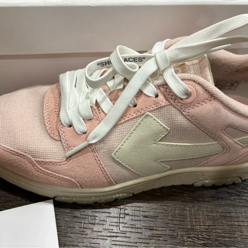 Off-White Out-of-Office White/Pink Sneakers - Picture 5 of 12